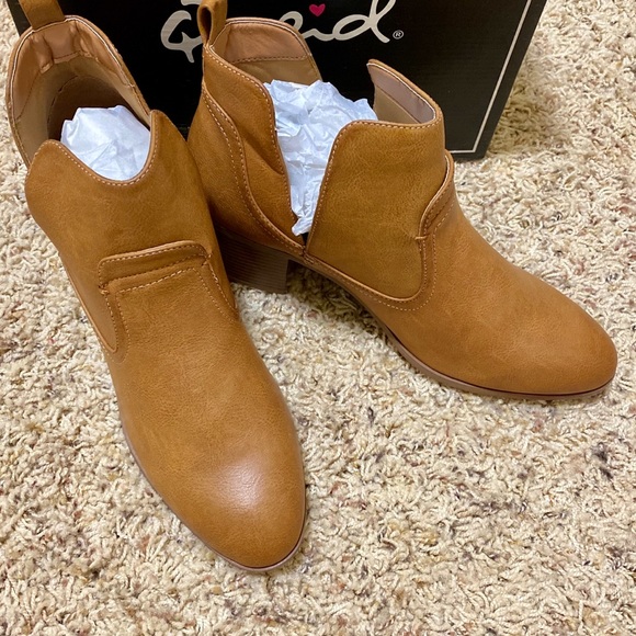 Qupid Ankle Boots (Pink Lily) - Picture 3 of 9